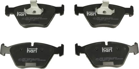 Hart 215 899 - Тормозные колодки, дисковые, комплект autodnr.net