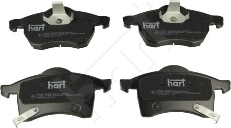 Hart 215 914 - Тормозные колодки, дисковые, комплект autodnr.net
