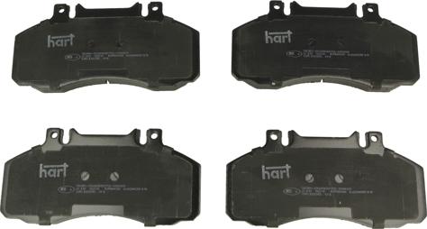Hart 215 929 - Тормозные колодки, дисковые, комплект autodnr.net
