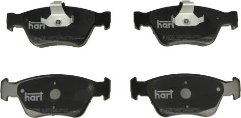 Hart 215 935 - Тормозные колодки, дисковые, комплект autodnr.net