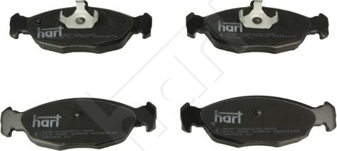 Hart 215 965 - Гальмівні колодки, дискові гальма autocars.com.ua