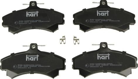 Hart 217 565 - Гальмівні колодки, дискові гальма autocars.com.ua