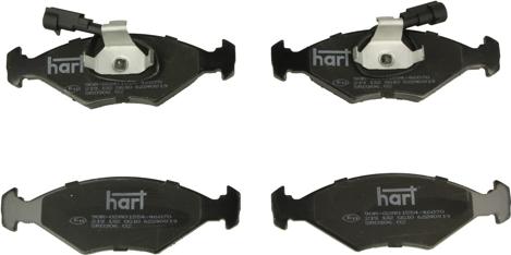Hart 219 132 - Гальмівні колодки, дискові гальма autocars.com.ua