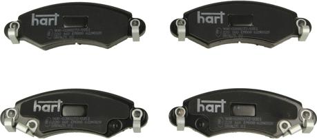 Hart 220 160 - Гальмівні колодки, дискові гальма autocars.com.ua