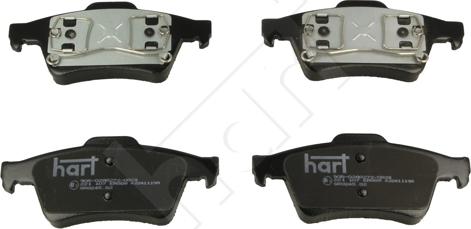 Hart 221 107 - Тормозные колодки, дисковые, комплект autodnr.net