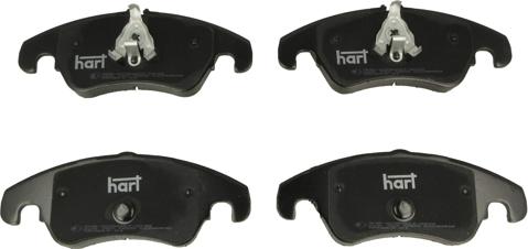 Hart 225 702 - Тормозные колодки, дисковые, комплект autodnr.net