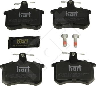 Hart 248 877 - Тормозные колодки, дисковые, комплект autodnr.net