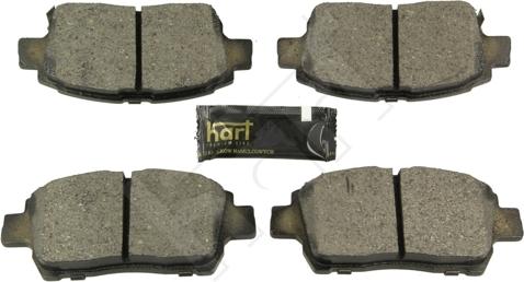 Hart 248 889 - Тормозные колодки, дисковые, комплект autodnr.net