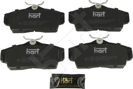 Hart 248 895 - Тормозные колодки, дисковые, комплект autodnr.net