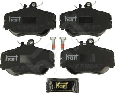 Hart 248 906 - Гальмівні колодки, дискові гальма autocars.com.ua
