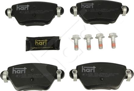 Hart 248 922 - Тормозные колодки, дисковые, комплект avtokuzovplus.com.ua