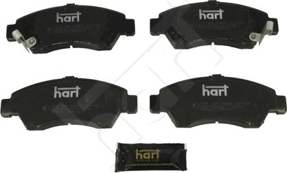 Hart 248 935 - Гальмівні колодки, дискові гальма autocars.com.ua