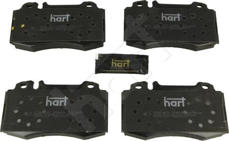 Hart 248 937 - Гальмівні колодки, дискові гальма autocars.com.ua