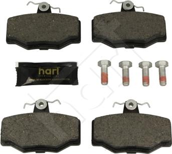 Hart 248 954 - Тормозные колодки, дисковые, комплект autodnr.net