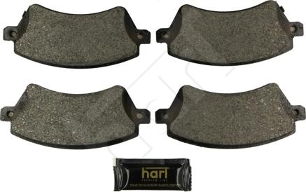 Hart 248 958 - Тормозные колодки, дисковые, комплект avtokuzovplus.com.ua