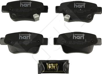 Hart 248 964 - Гальмівні колодки, дискові гальма autocars.com.ua