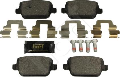 Hart 248 969 - Тормозные колодки, дисковые, комплект avtokuzovplus.com.ua