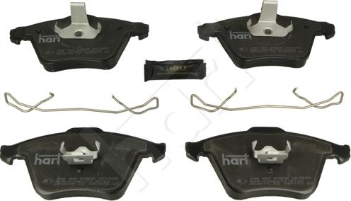 Hart 248 983 - Тормозные колодки, дисковые, комплект autodnr.net