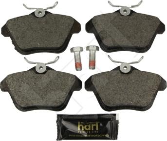 Hart 248 995 - Тормозные колодки, дисковые, комплект autodnr.net