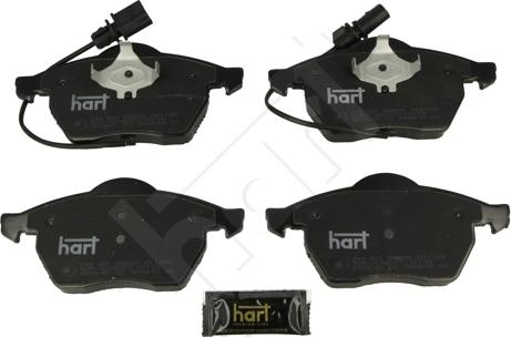 Hart 249 001 - Гальмівні колодки, дискові гальма autocars.com.ua