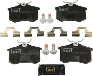 Hart 249 146 - Тормозные колодки, дисковые, комплект avtokuzovplus.com.ua