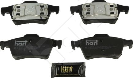 Hart 249 152 - Тормозные колодки, дисковые, комплект autodnr.net