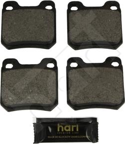 Hart 249 153 - Тормозные колодки, дисковые, комплект autodnr.net