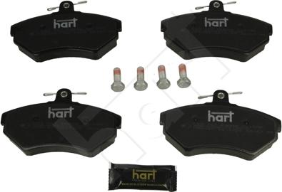 Hart 249 167 - Гальмівні колодки, дискові гальма autocars.com.ua
