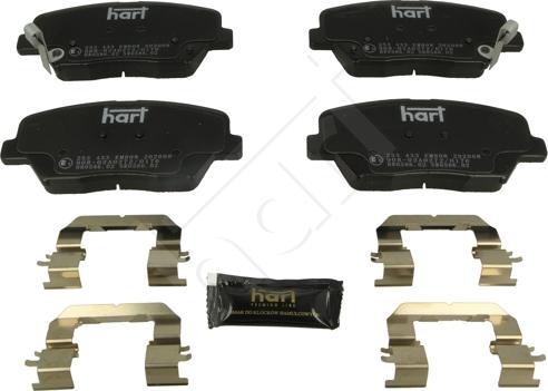 Hart 253 433 - Тормозные колодки, дисковые, комплект autodnr.net