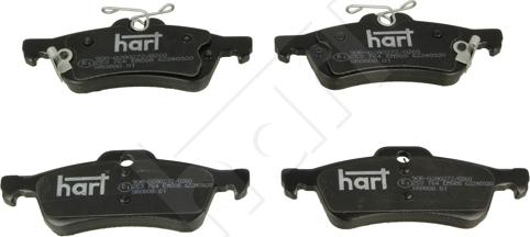 Hart 253 764 - Гальмівні колодки, дискові гальма autocars.com.ua