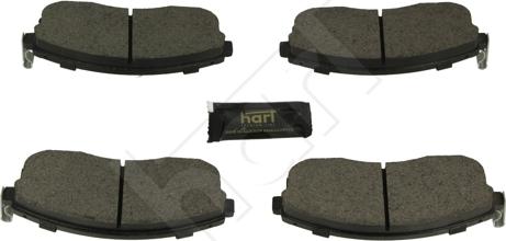 Hart 256 521 - Гальмівні колодки, дискові гальма autocars.com.ua