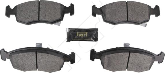 Hart 256 553 - Гальмівні колодки, дискові гальма autocars.com.ua