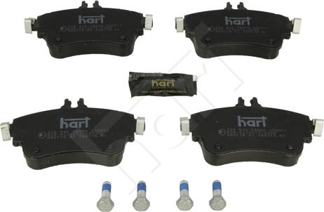 Hart 256 948 - Гальмівні колодки, дискові гальма autocars.com.ua