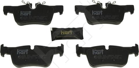 Hart 256 952 - Гальмівні колодки, дискові гальма autocars.com.ua