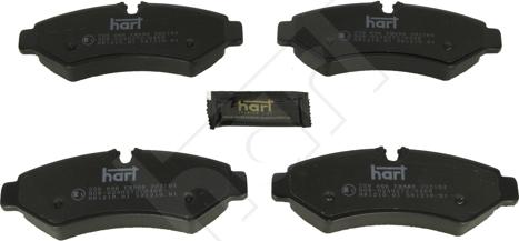 Hart 259 696 - Тормозные колодки, дисковые, комплект avtokuzovplus.com.ua