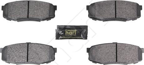 Hart 261 751 - Гальмівні колодки, дискові гальма autocars.com.ua