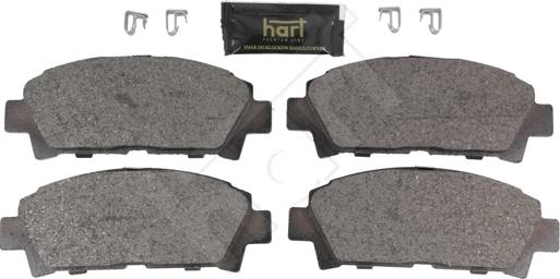 Hart 261 781 - Гальмівні колодки, дискові гальма autocars.com.ua