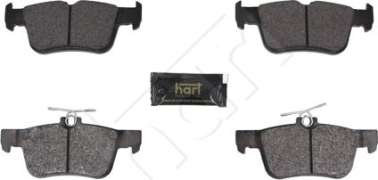 Hart 261 799 - Гальмівні колодки, дискові гальма autocars.com.ua