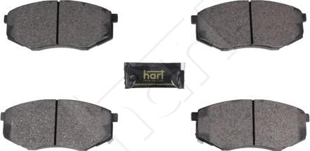 Hart 261 853 - Гальмівні колодки, дискові гальма autocars.com.ua