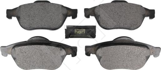 Hart 261 857 - Гальмівні колодки, дискові гальма autocars.com.ua