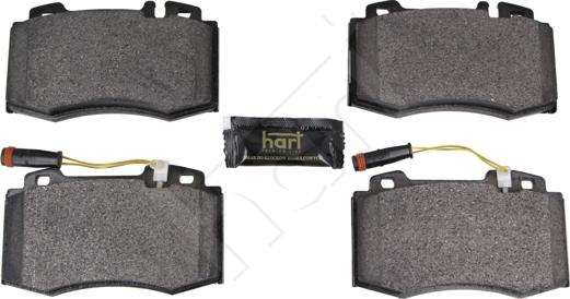 Hart 261 858 - Гальмівні колодки, дискові гальма autocars.com.ua