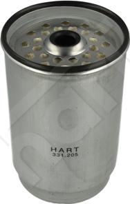 Hart 331 205 - Паливний фільтр autocars.com.ua