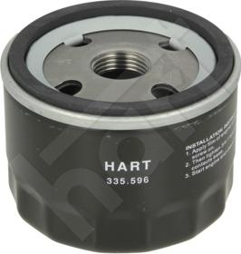 Hart 335 596 - Масляний фільтр autocars.com.ua