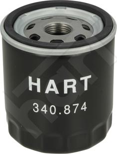 Hart 340 874 - Масляний фільтр autocars.com.ua