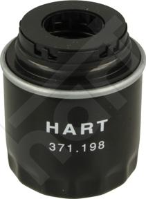 Hart 371 198 - Масляний фільтр autocars.com.ua