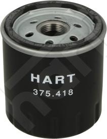 Hart 375 418 - Масляний фільтр autocars.com.ua