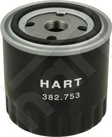 Hart 382 753 - Масляний фільтр autocars.com.ua