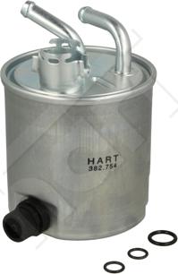 Hart 382 754 - Паливний фільтр autocars.com.ua