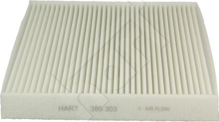 Hart 399 303 - Фільтр, повітря у внутрішній простір autocars.com.ua
