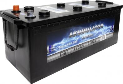 Hart 534 949 - Стартерна акумуляторна батарея, АКБ autocars.com.ua